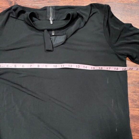 Ellen Tracy V-Neck Tunic with3/4 Sleeves Choker Accent L - Picture 14 of 14